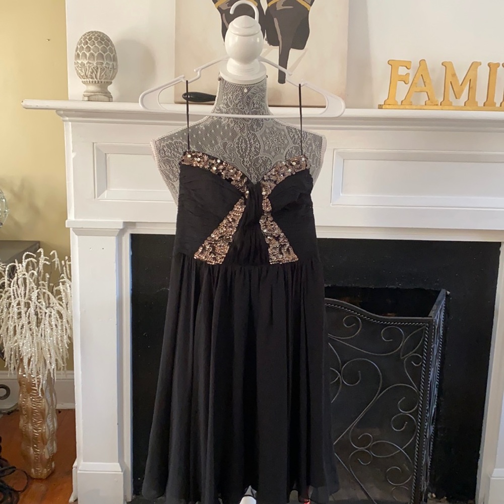 Rebecca Taylor cocktail dress with sequins.